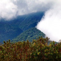Cloudy weather on Pico de Loro